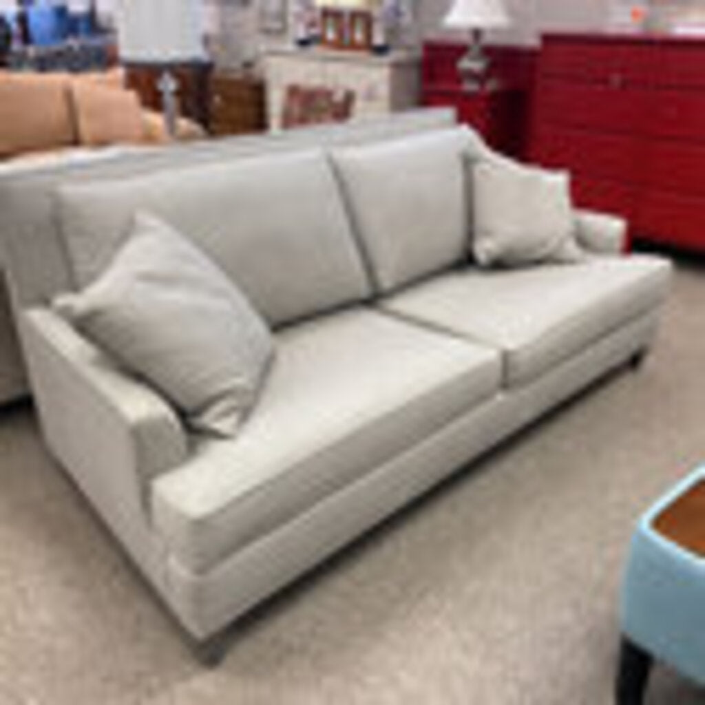Ethan Allen Nailhead 2 Cushion Sofa