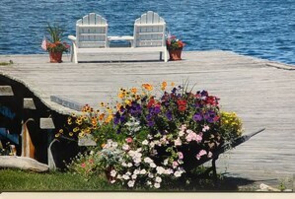 Hutchins Sitting on the Deck