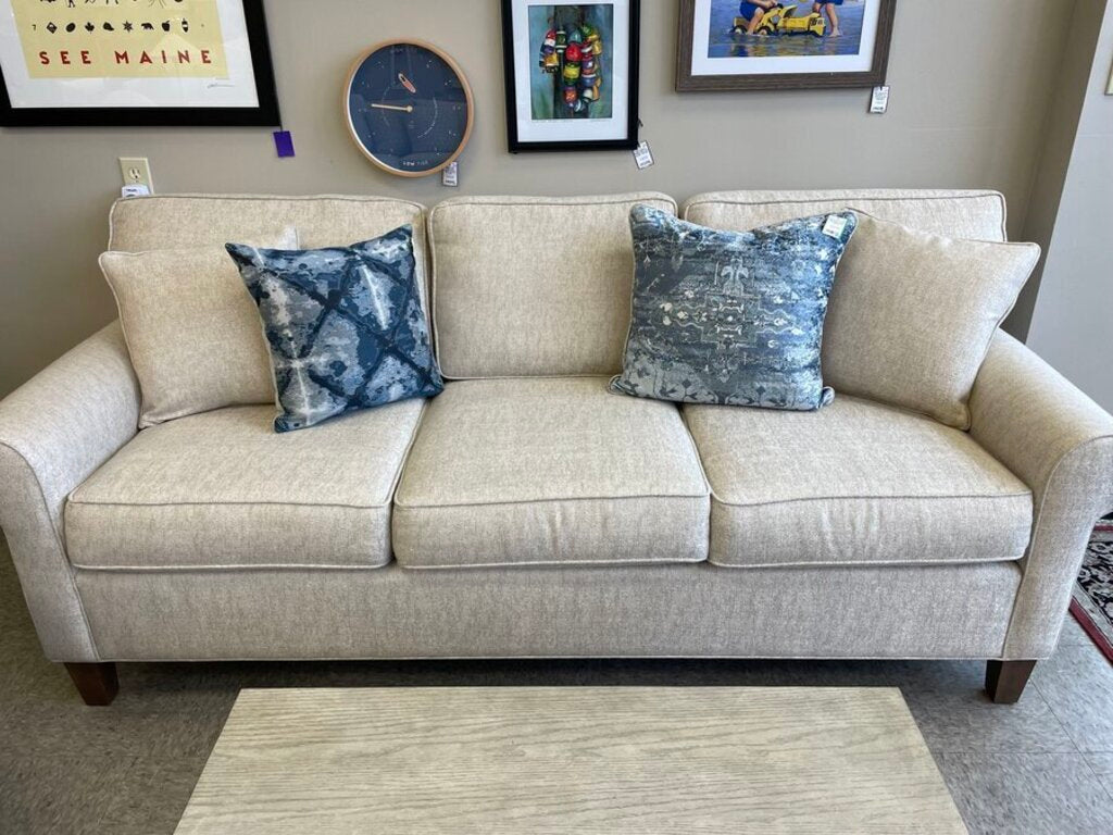 Norwalk Furniture Copley Square Upholstered 3-Cushioned Sofa