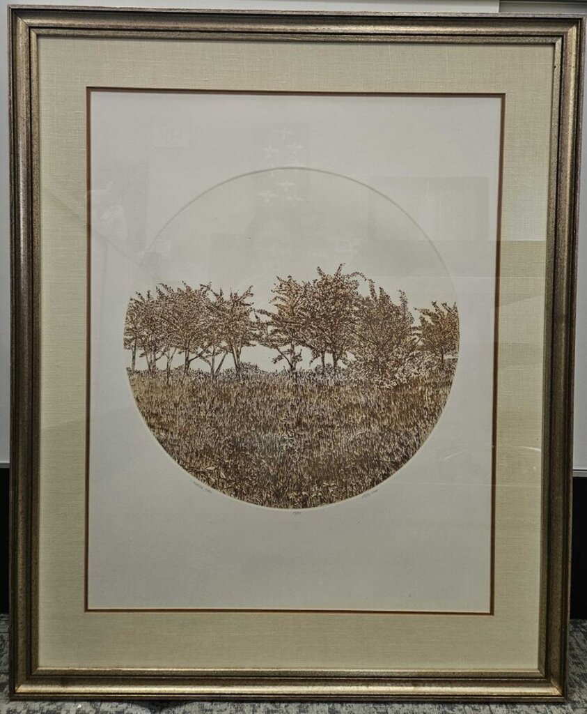 "Another Time" Etching by Ruth Leaf
