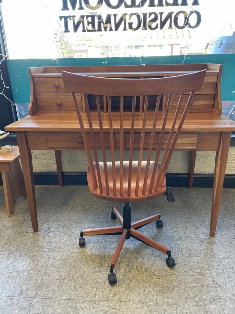 R.H. Lemiuer 4 Drawer Secretary Desk w/Hutch