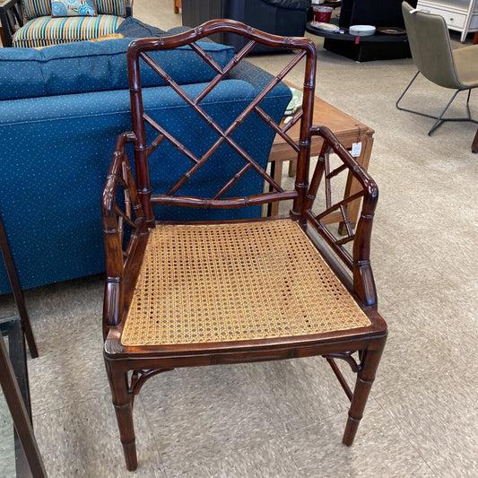 Faux Bamboo Arm Chair