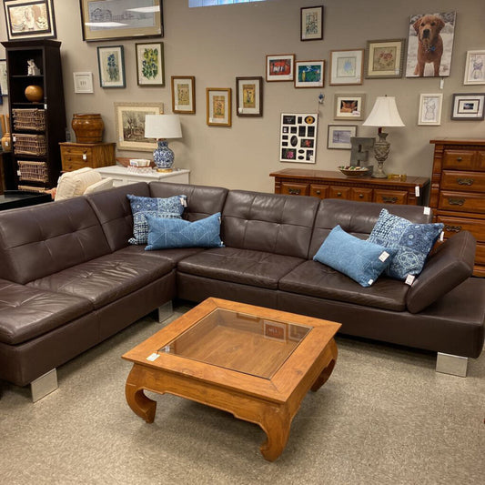 Leather European Style Sectional