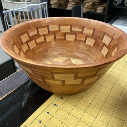 Wood Marquetry Bowl