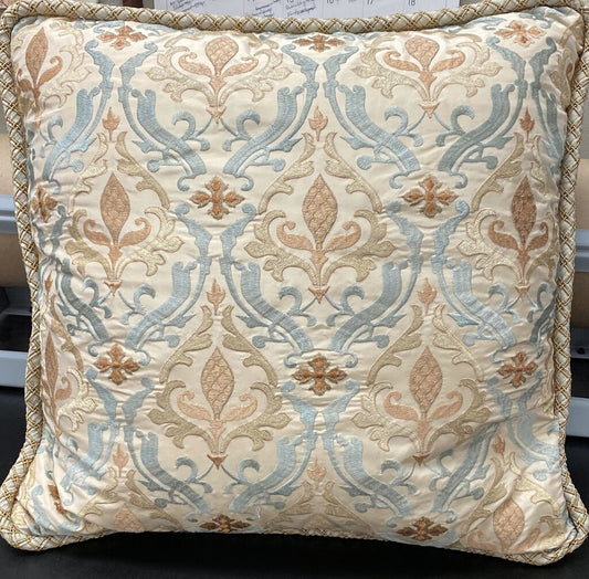 Embroidered Accent Pillow
