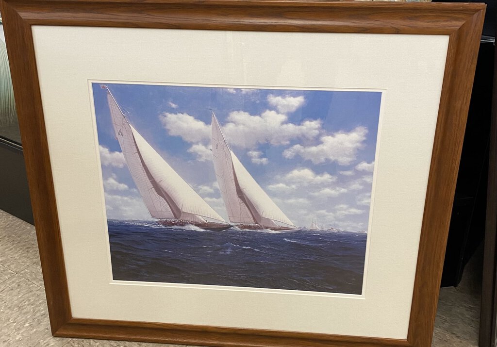 Americas Cup Yachts Print