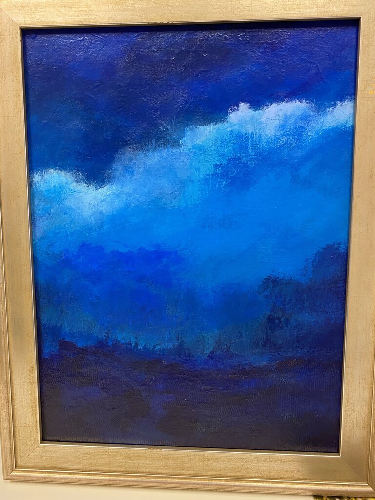 Marvin "Beyond The Sea" oil abstract