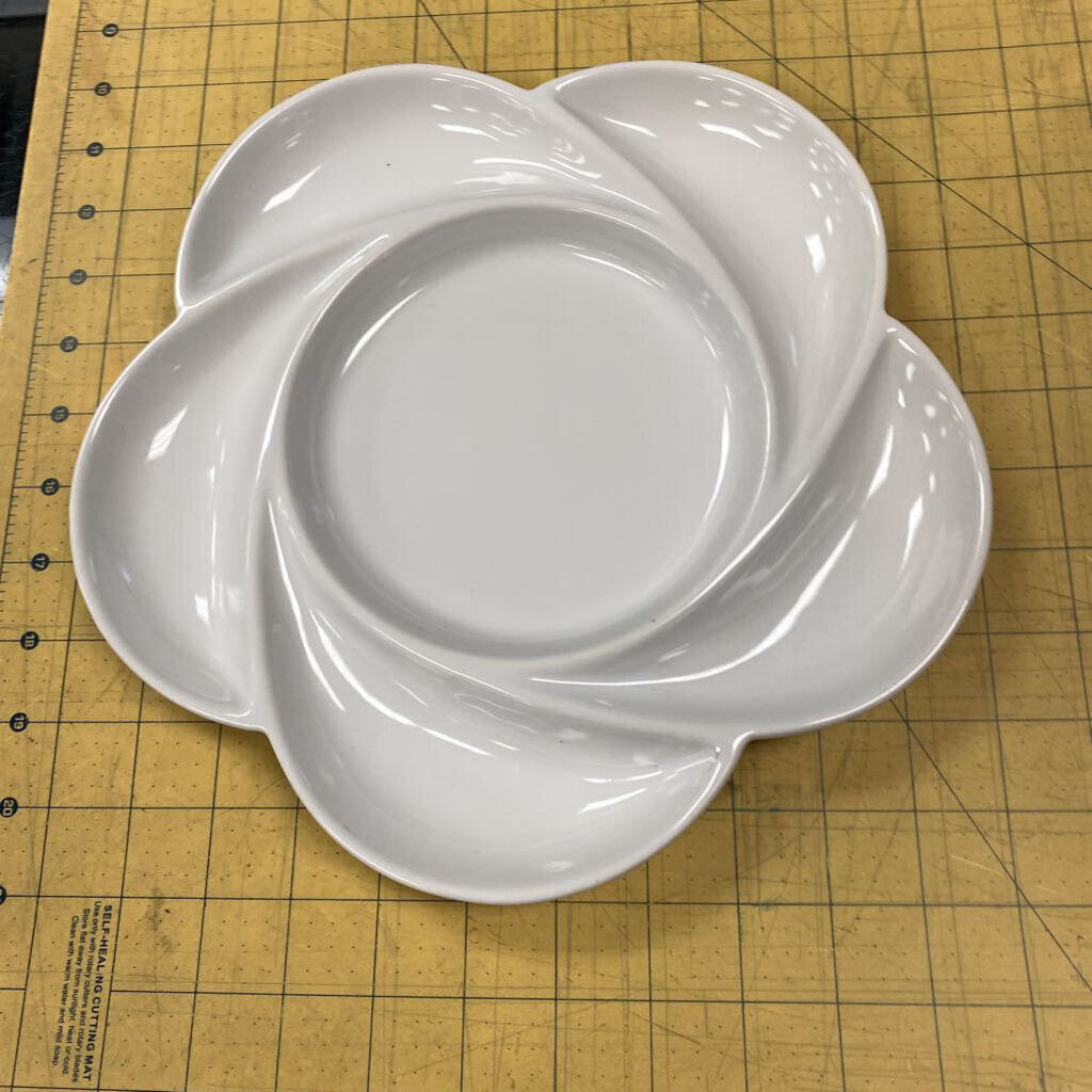 Dansk Cafe Blanc Fondue Plate