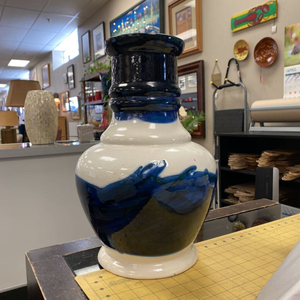 Ceramic Ocean Patterned Vase