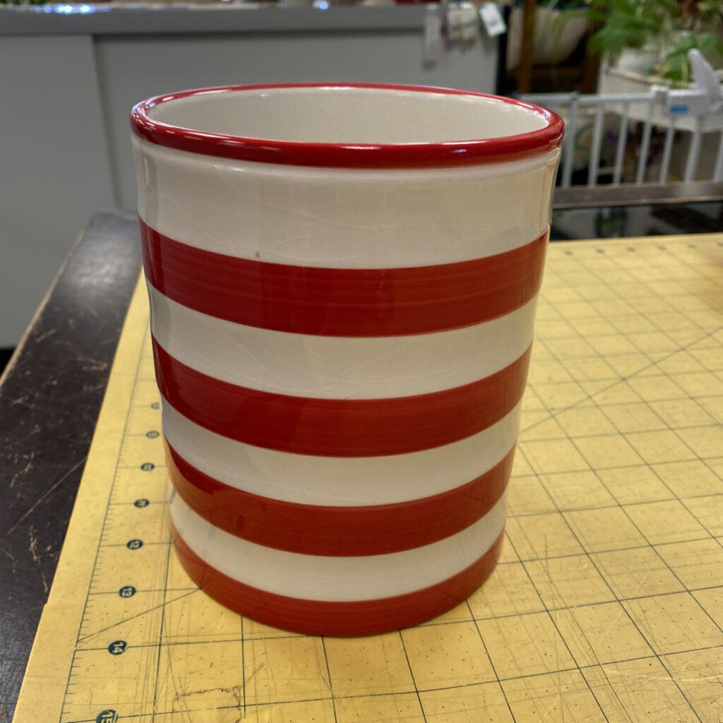 Cornish Stripe Utensil Holder