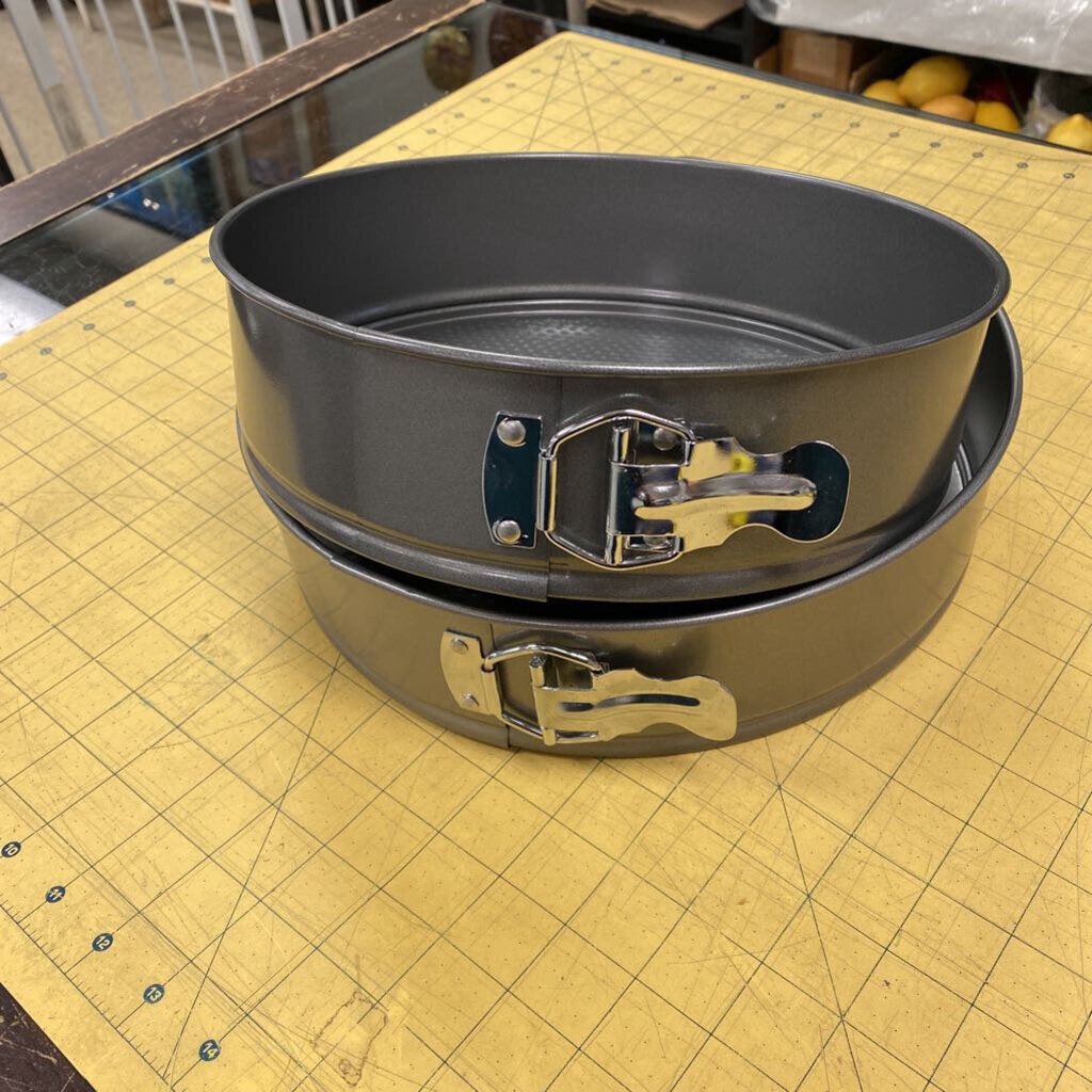 2x Metal Springform Pans
