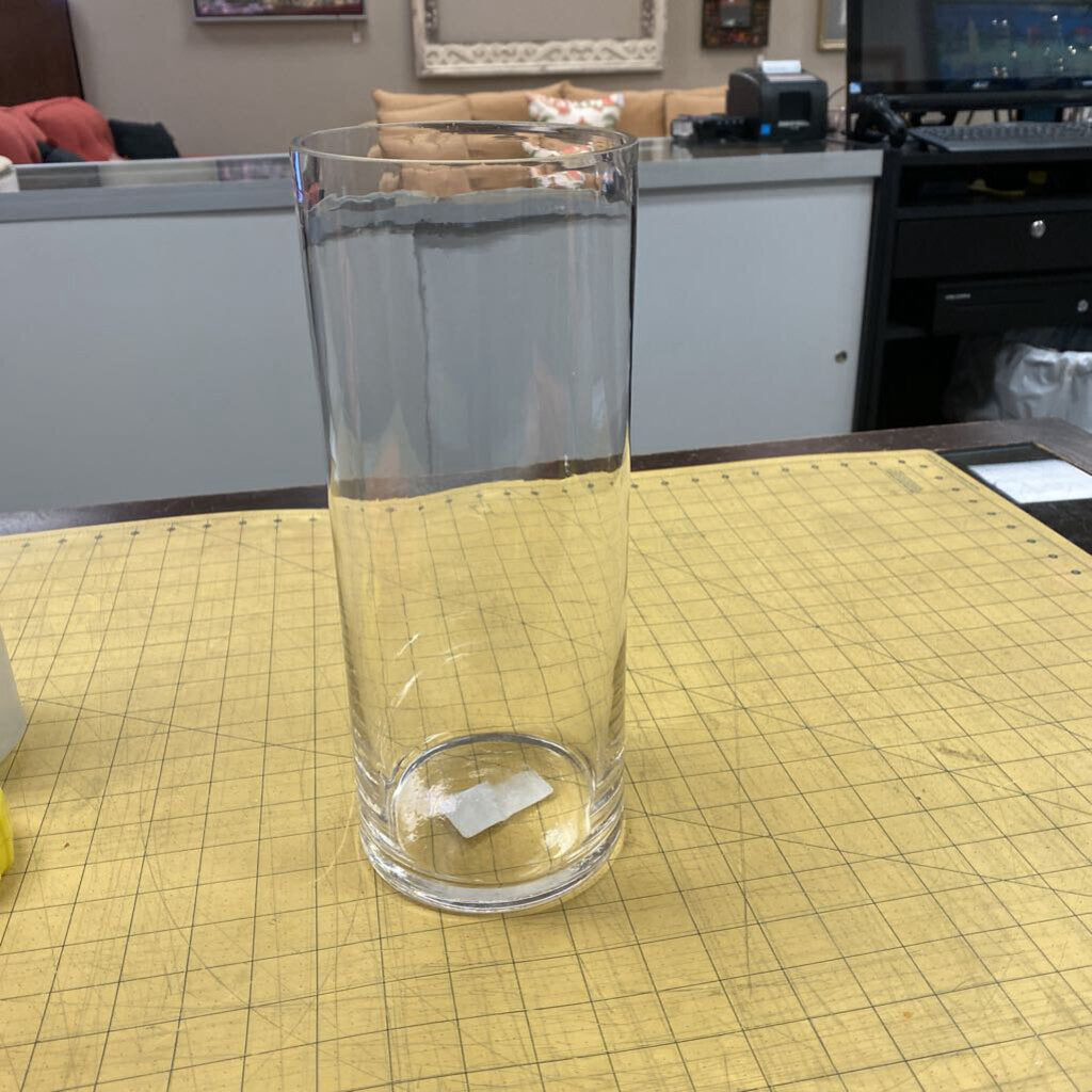 Glass Cylindrical Vase