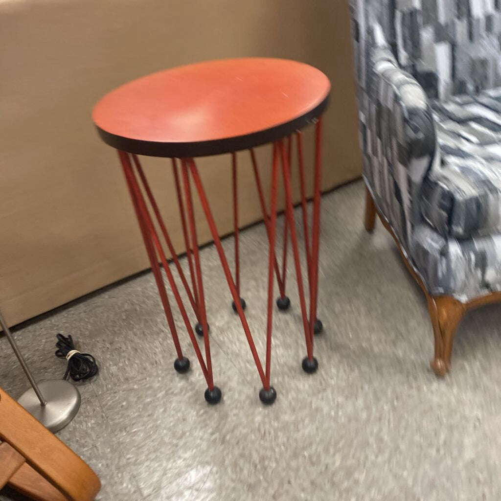 Modern Neoclassical Drum Side Table