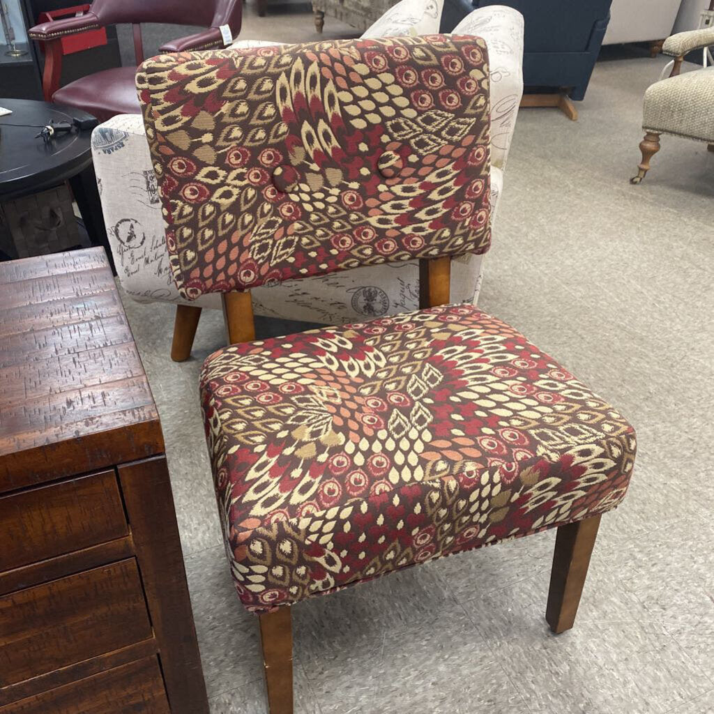 Armless Accent Side Chair