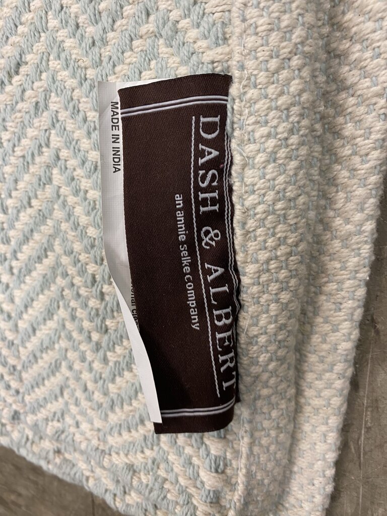 Dash Albert Herringbone Woven Cotton Rug