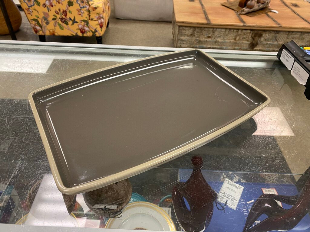 Pampered Chef Ceramic Serving Tray