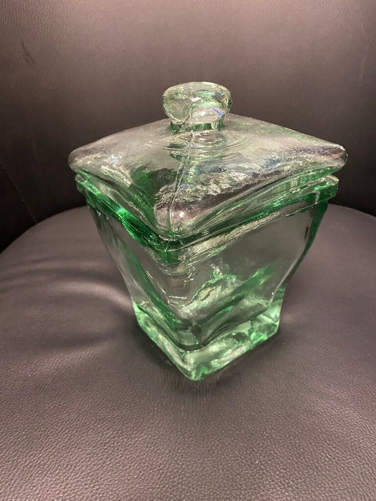 Square Glass Apothecary Jar