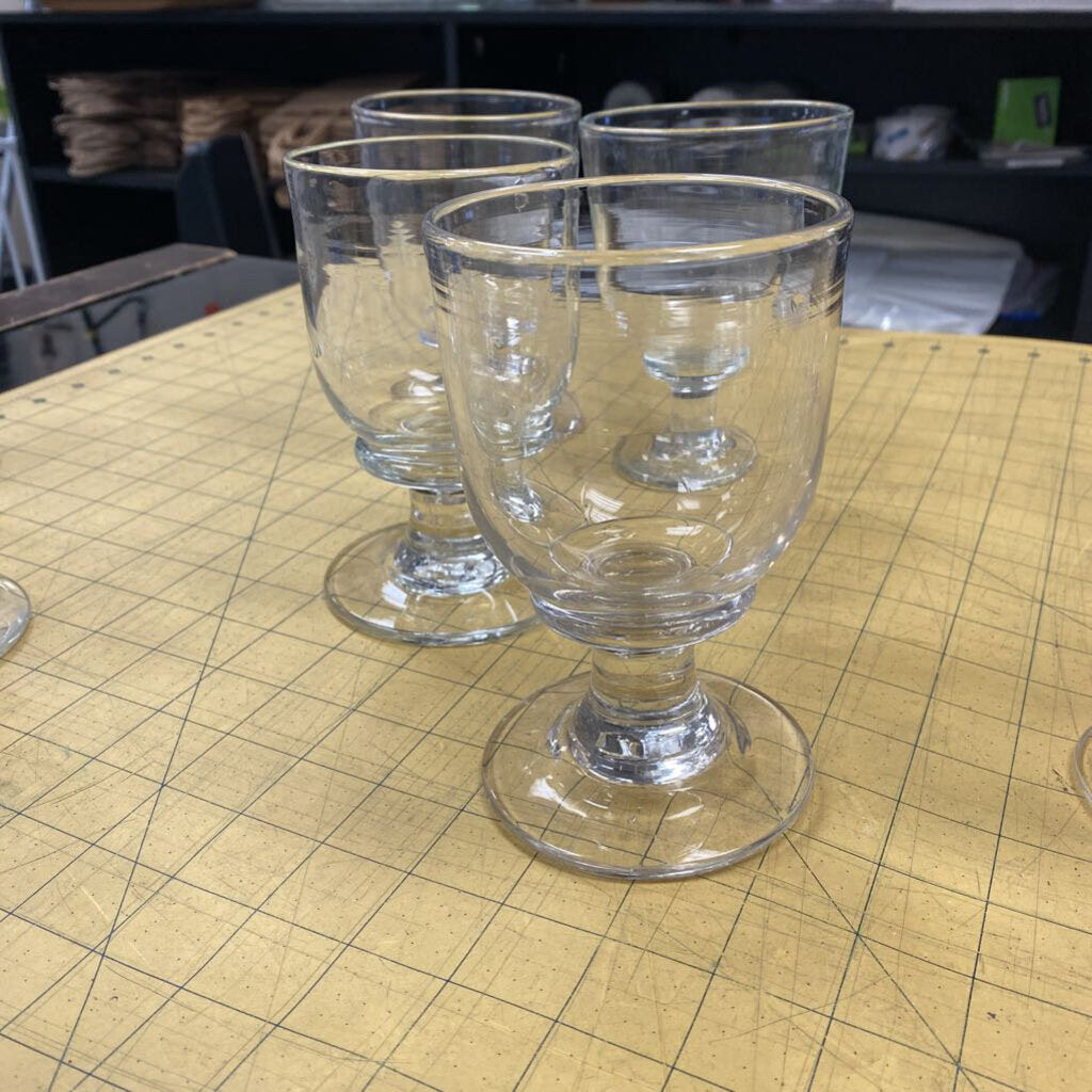 4x Simon Pearce Essex Goblets