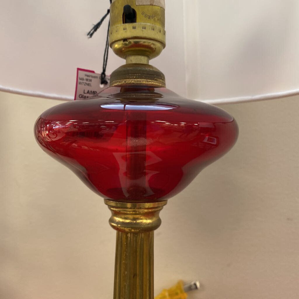 Vintage Glass Globe Lamp