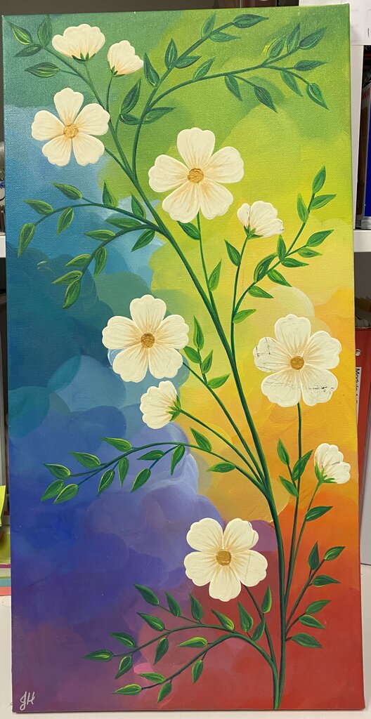J Hamilton " Glowing Blossoms"