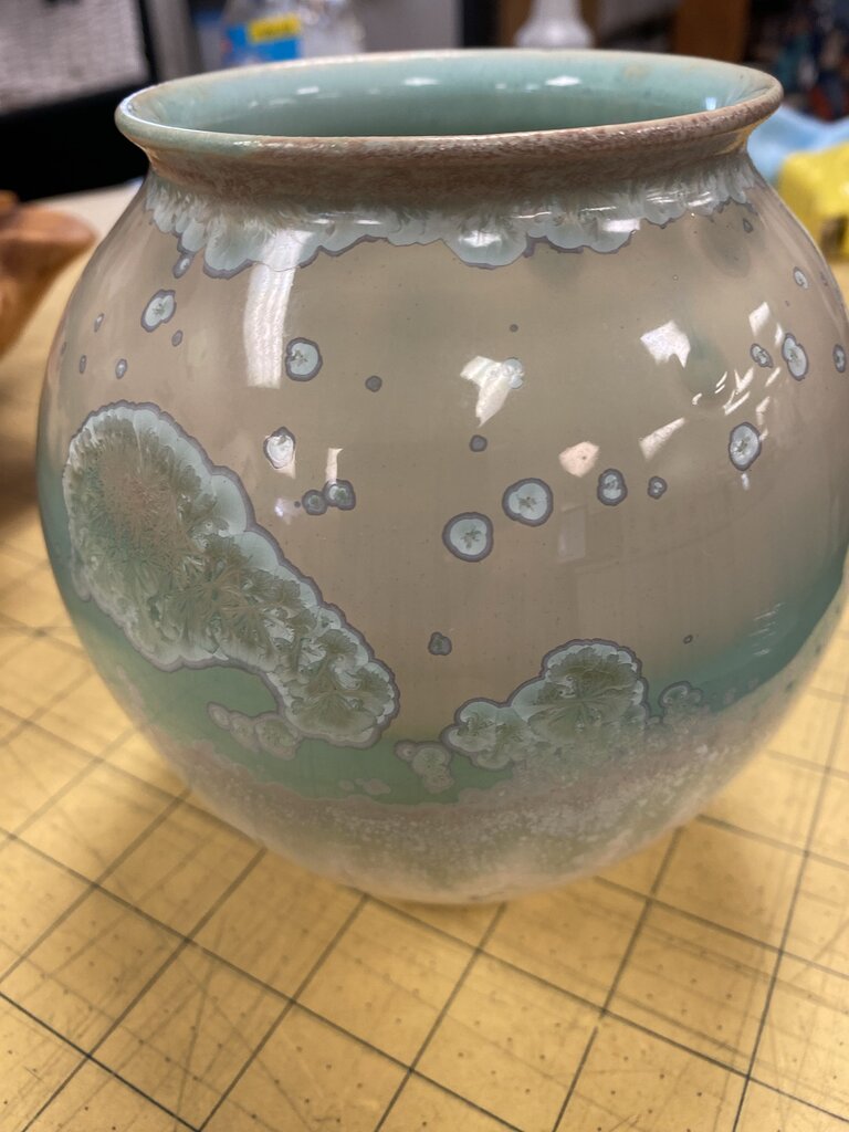 Janet Ducheaneau Pottery Urn Vase