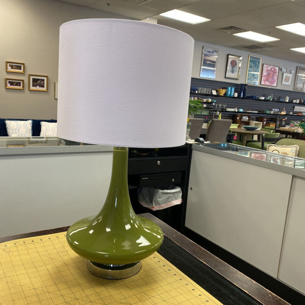 Retro Style Glass Table Lamp