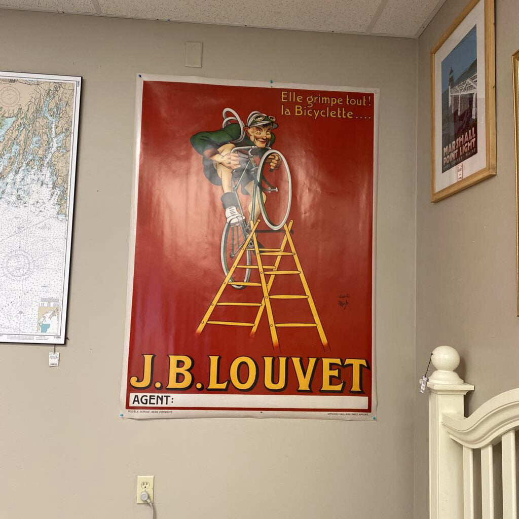 J.B. Louvet Poster Re-Print