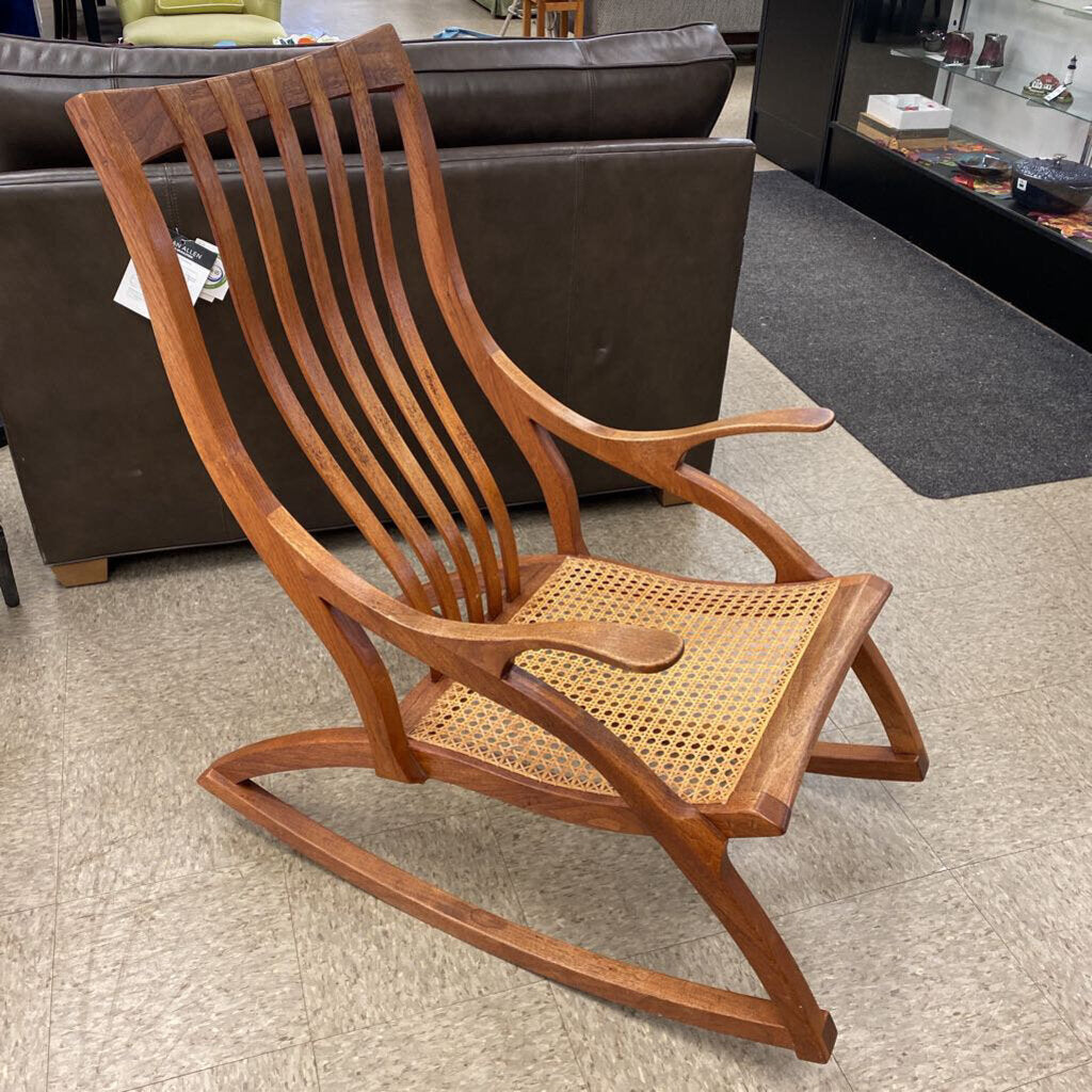 Amish Cane Seat Rocker