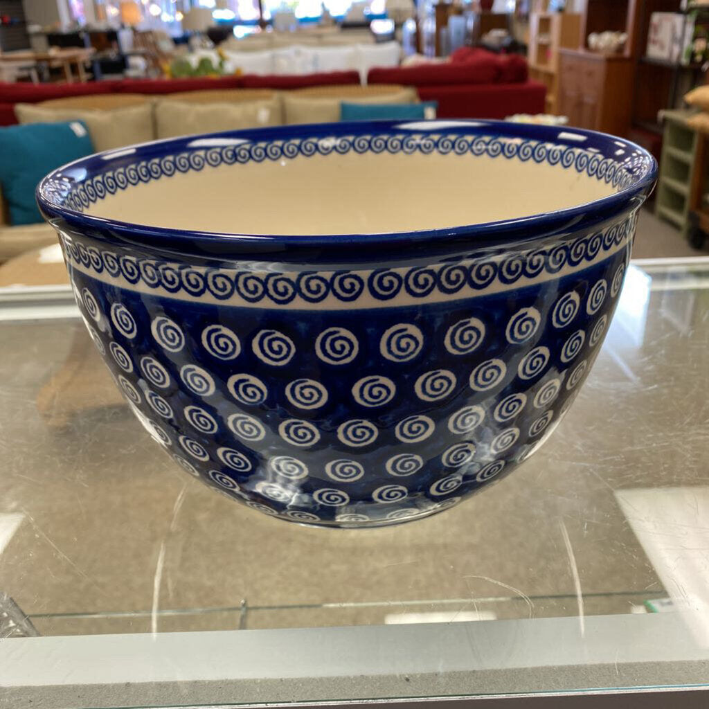 Polish Pottery Mixing Bowl