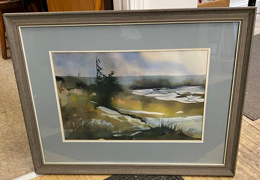 "The Pond" Watercolor