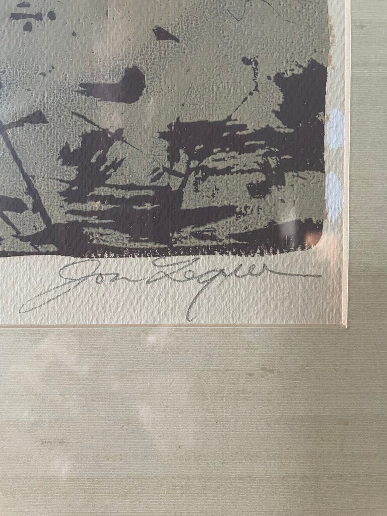 John Legere Silk Screen "On Guard"