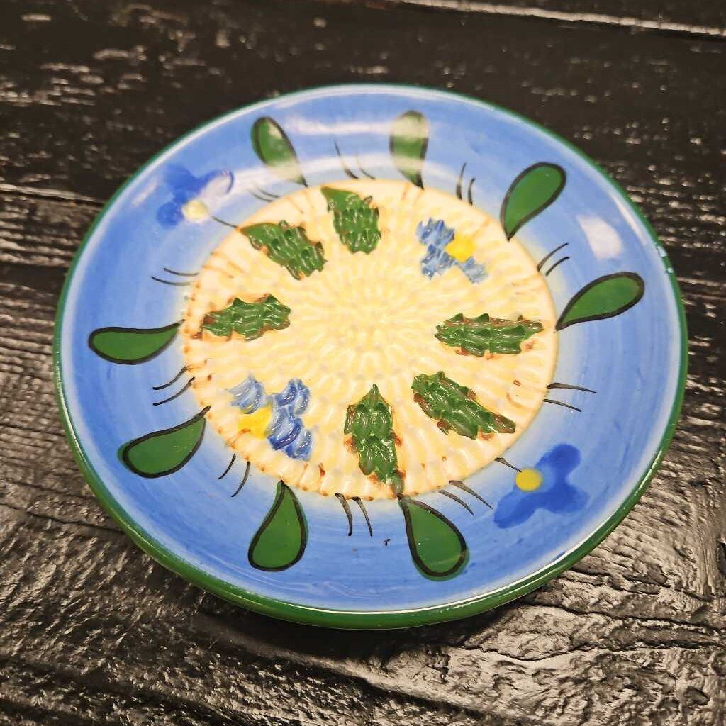 Painted Stoneware Garlic Grater