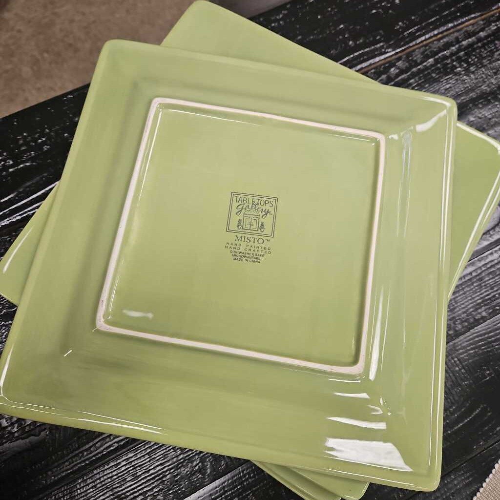 Tabletops Gallery Hand Painted Misto Dinner Plate - Set of 6