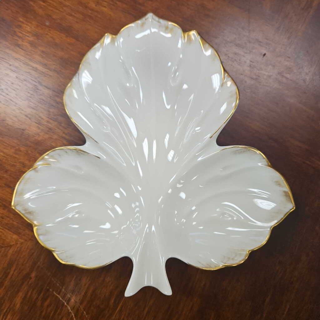 Lenox Gold Trimmed Trinket Dish