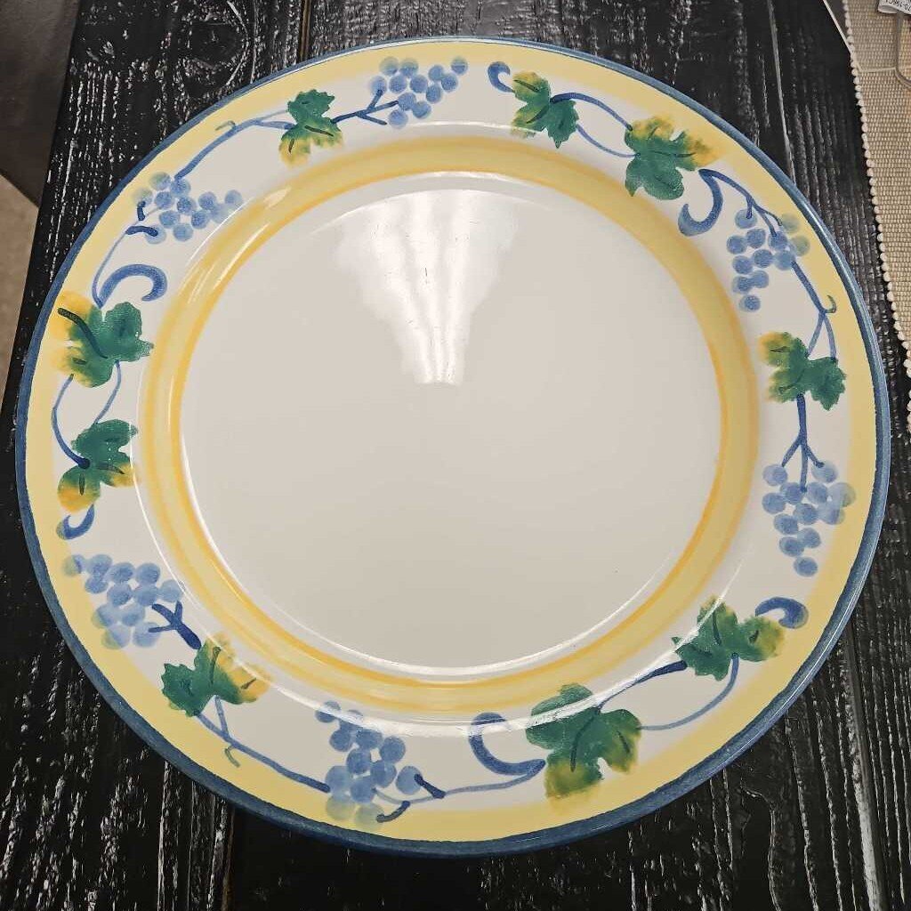 Hand Painted Ceramic Dinner Plate