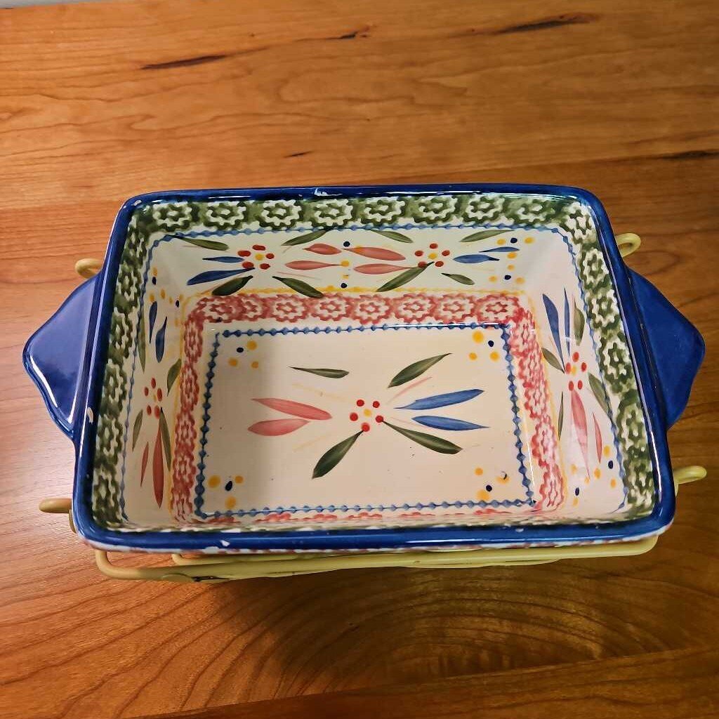 Temp-Tations by Tara Small Loaf Pan with Metal Cooling Rack