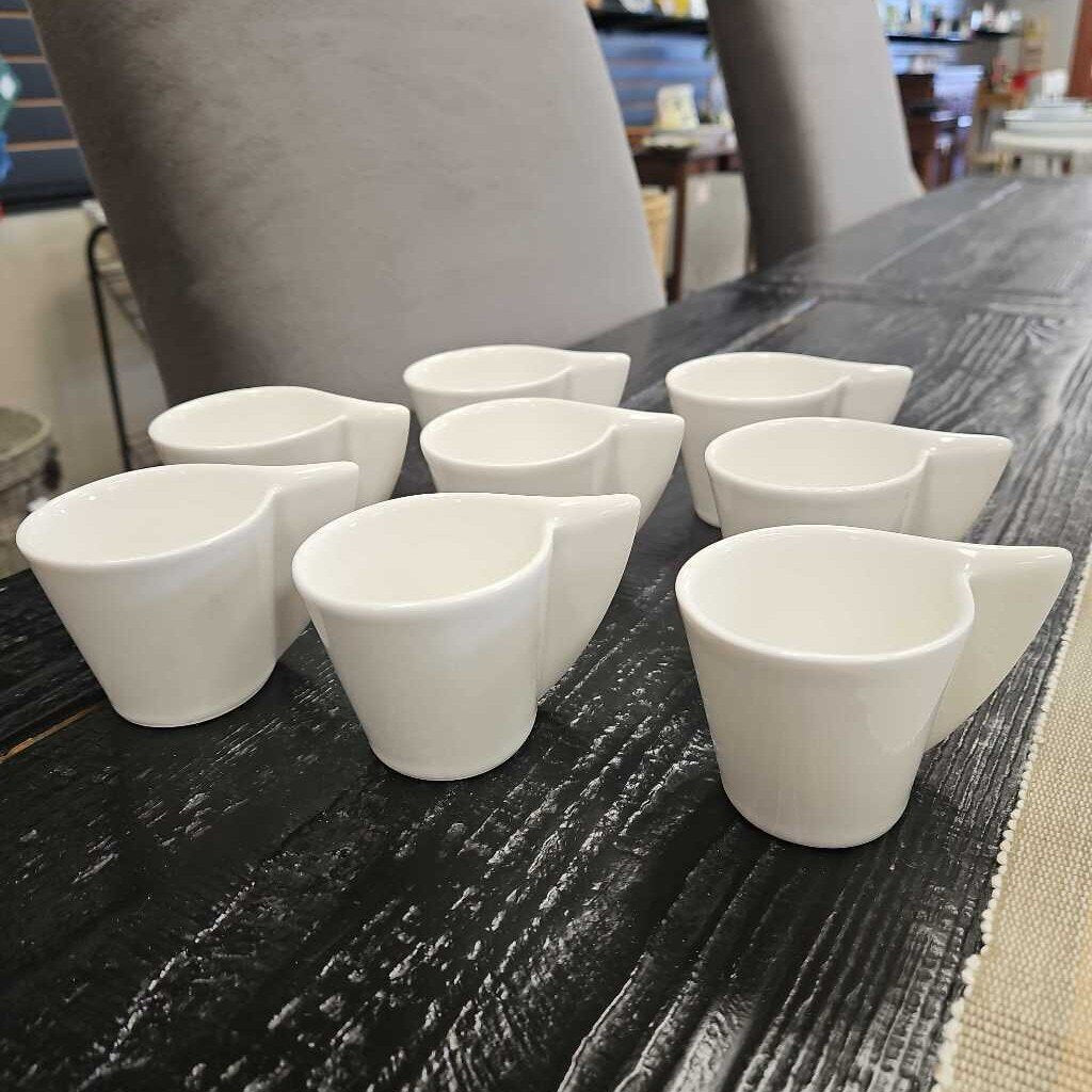 Villeroy & Boch New Wave Porcelain Espresso Cups - Set of 8