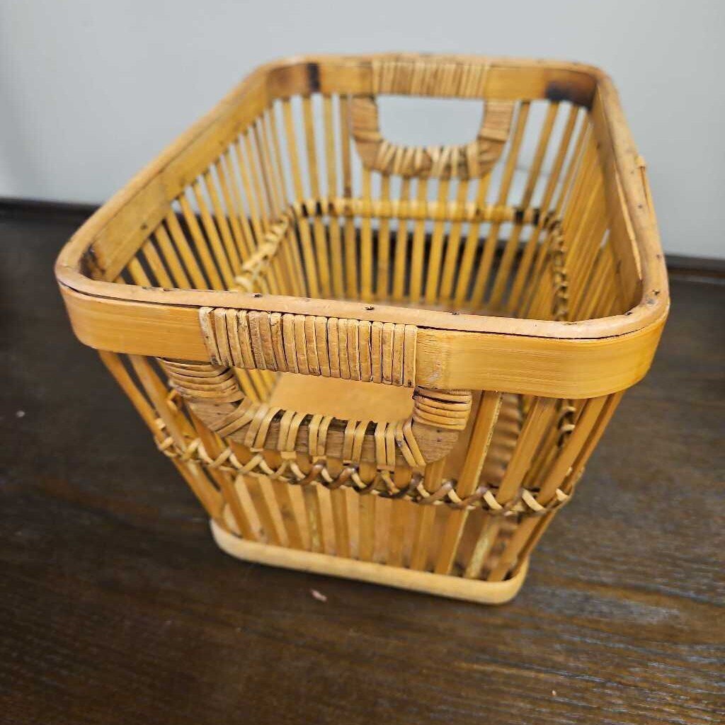 Bamboo Rectangular Basket