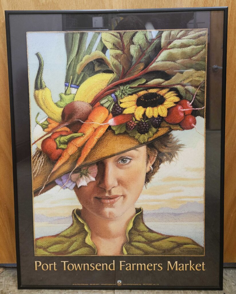 Chris Witkowski "Port Townsend Farmers Market" Print