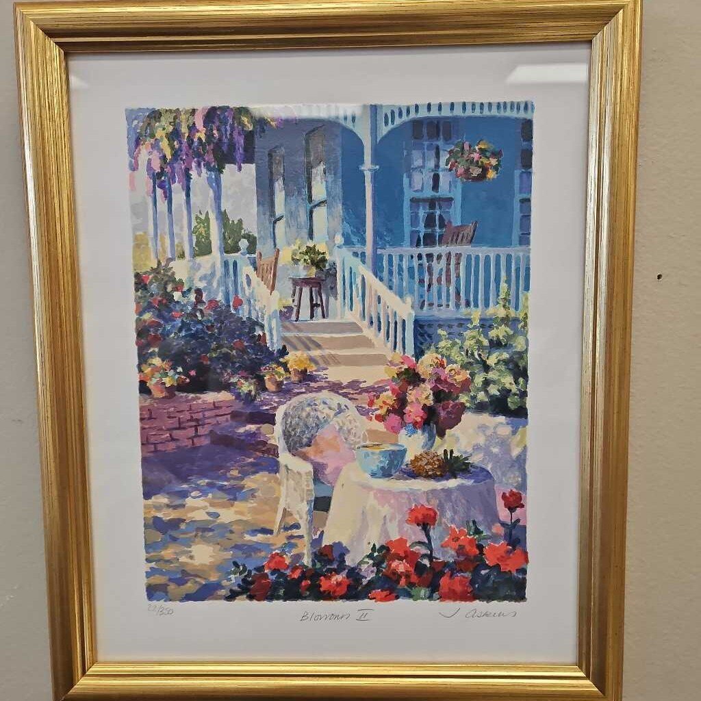 Julian Askins "Blossoms II" Signed Serigraph 22/350
