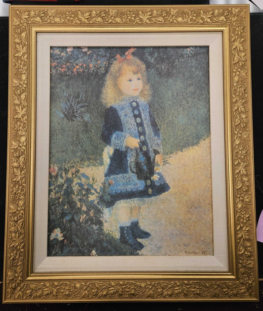 Renoir "Girl with a Watering Can" Print