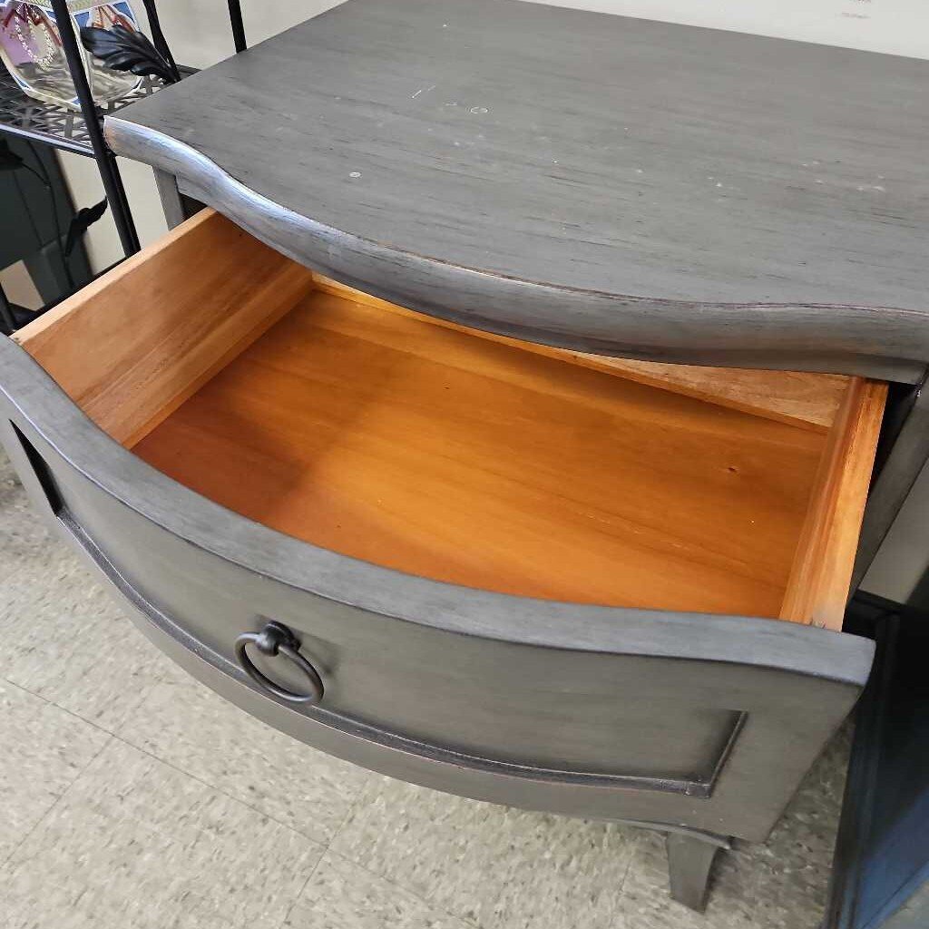 3-Drawer Solid Wood Vintage Nightstand