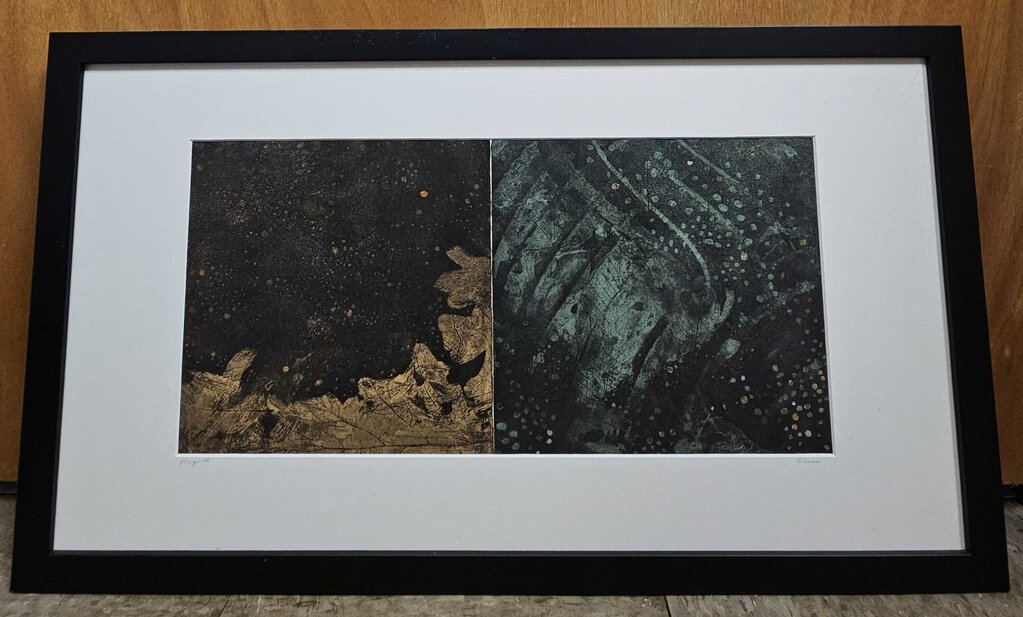 Monoprint Abstract Art by G. Grenier