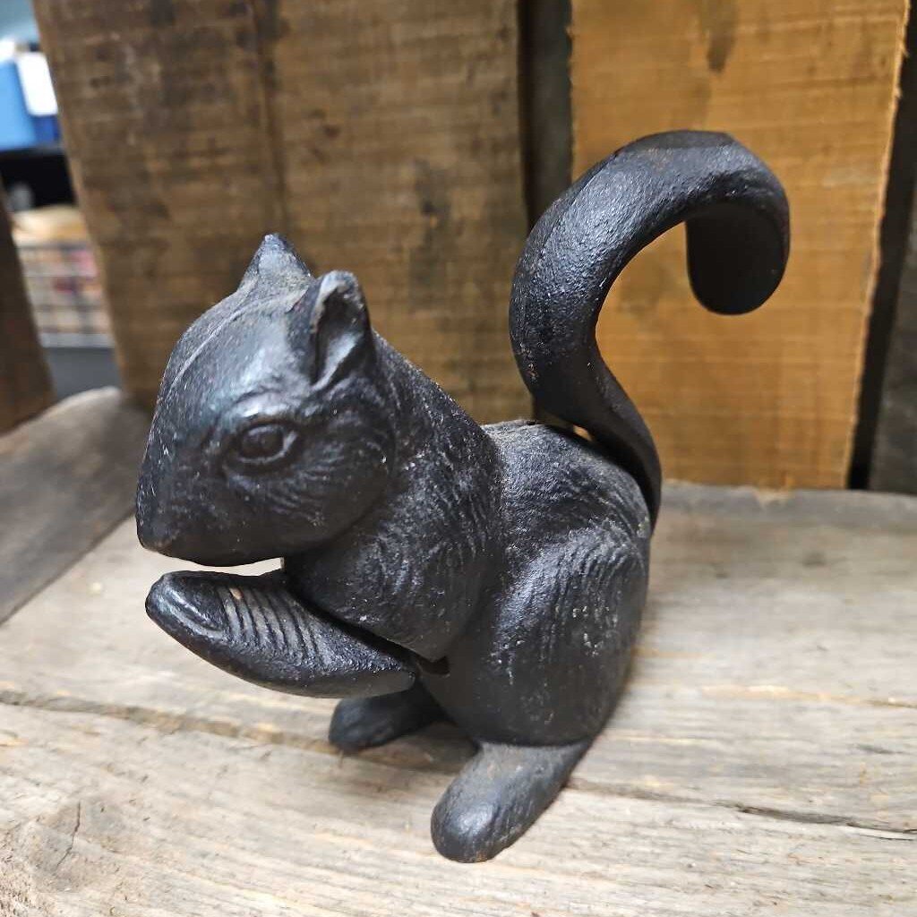 Vintage Cast Iron Squirrel Nutcracker
