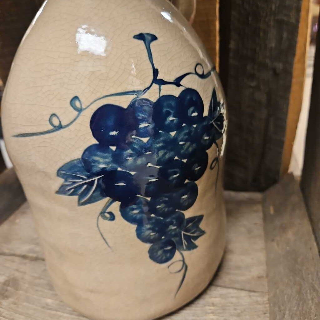 Stoneware Beehive 2 Gal. Grapevine Jug