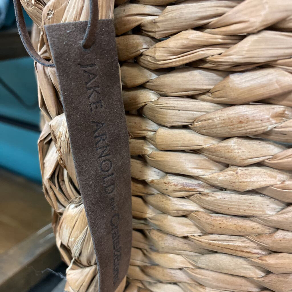 Crate & Barrel Montecito Round Chunky Basket by Jake Arnold