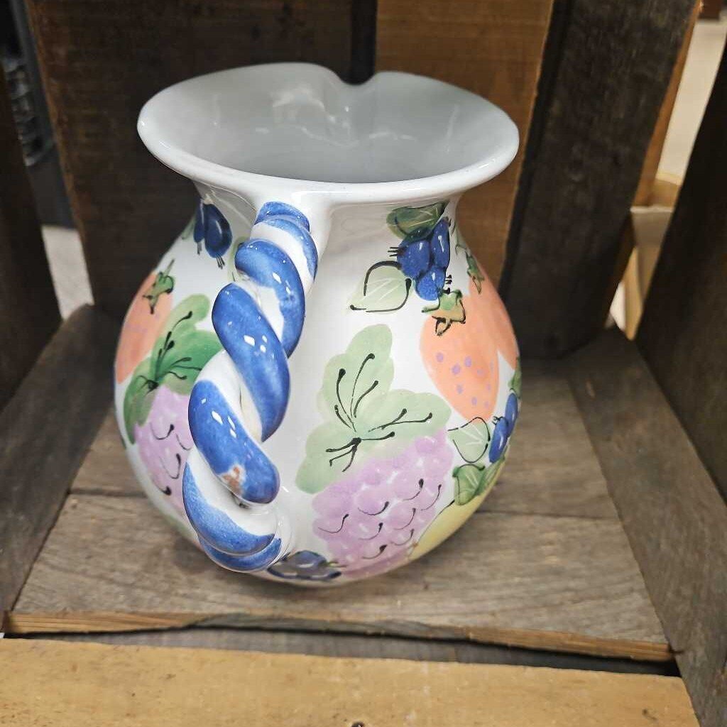 Mesa International Hand Painted Ceramic Pitcher