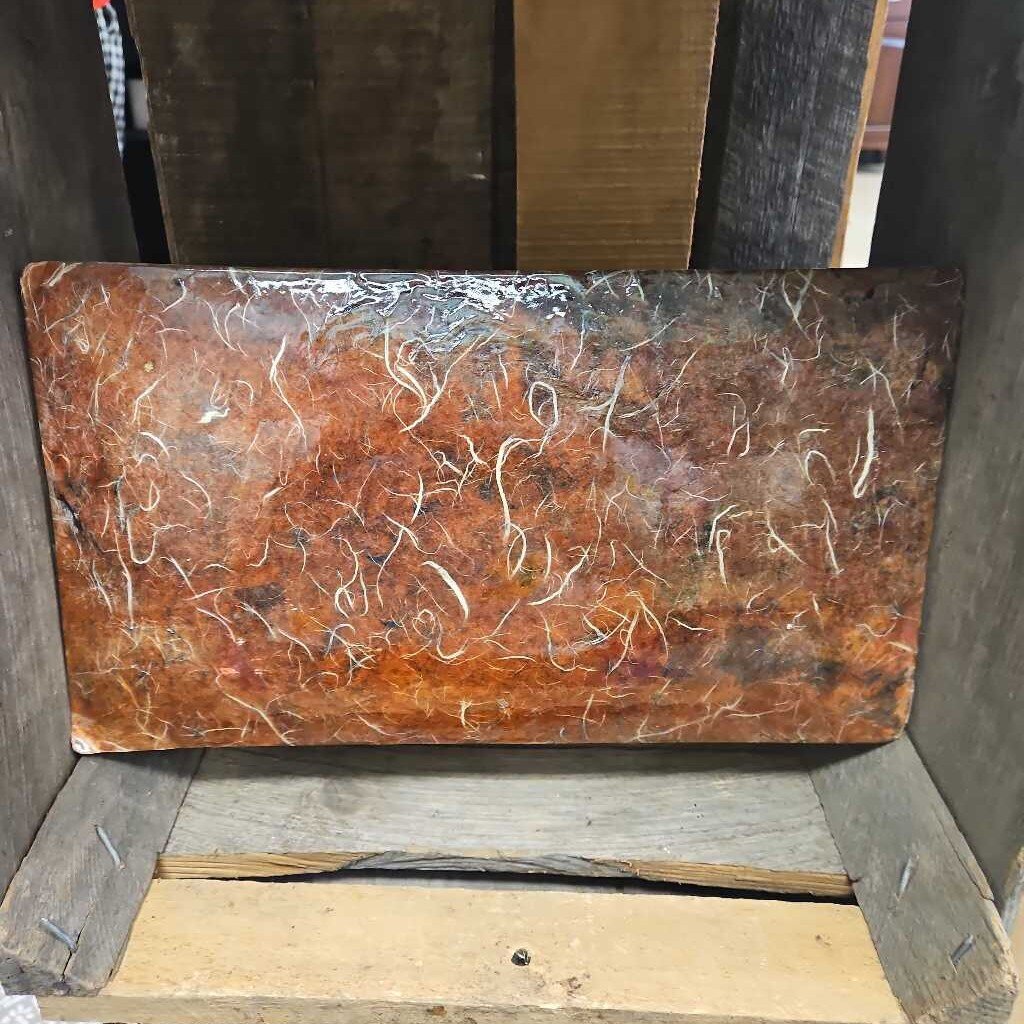 Resin Abstract Art Platter