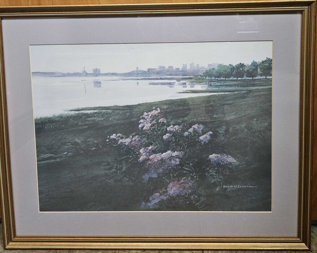 Skyline Portland, ME from Back Bay by David Clough Limited Edition Custom Framed Print