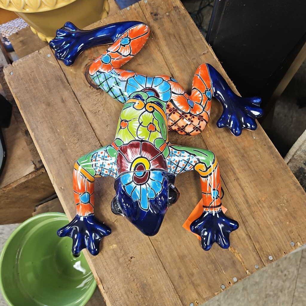 Talavera Ceramic Frog Wall Decor